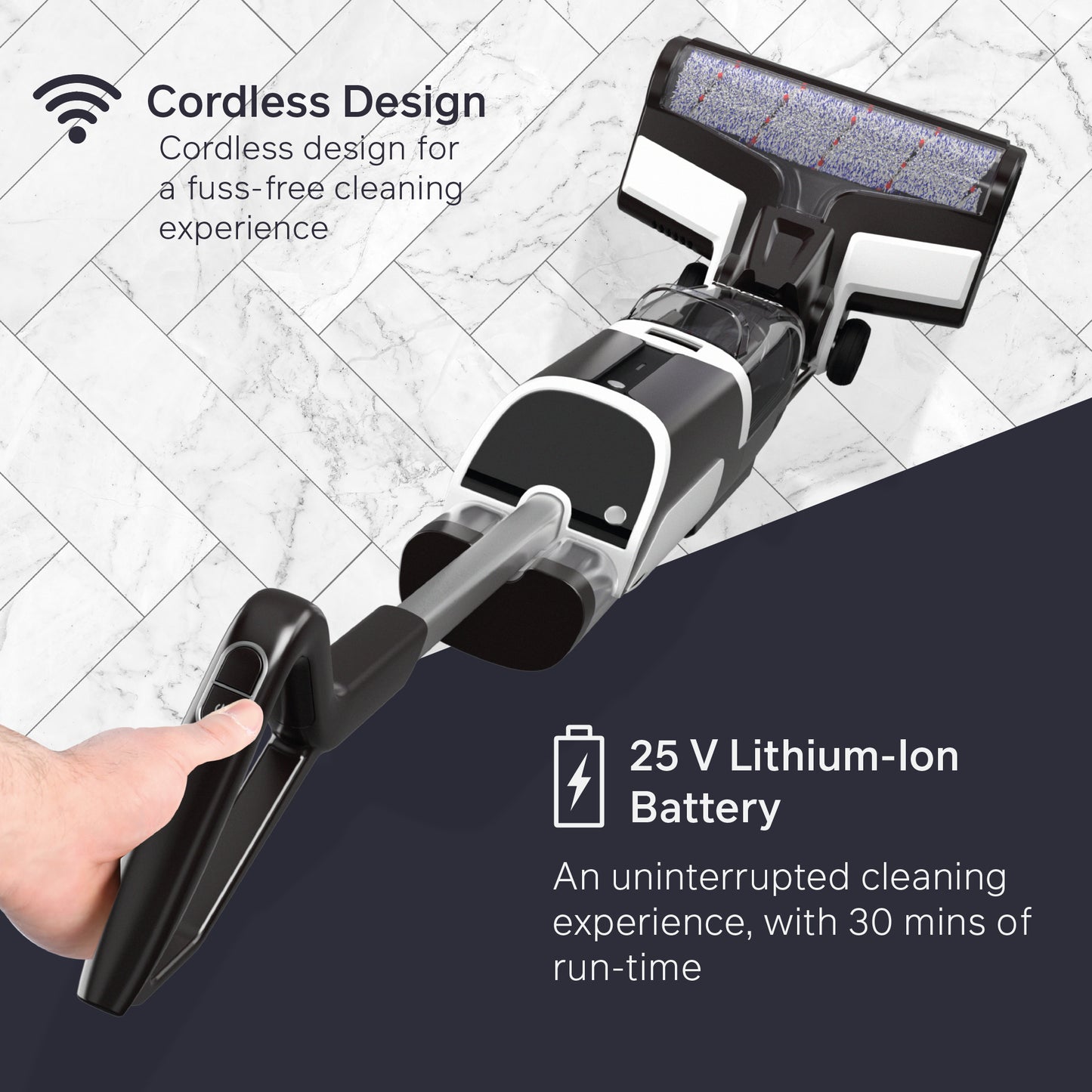 Cruiser Cordless All in One Wet Dry Vacuum Mop
