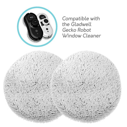 Replacement Pads for Gladwell Gecko Robot Window Cleaner - 6 Pack (12 Pieces)